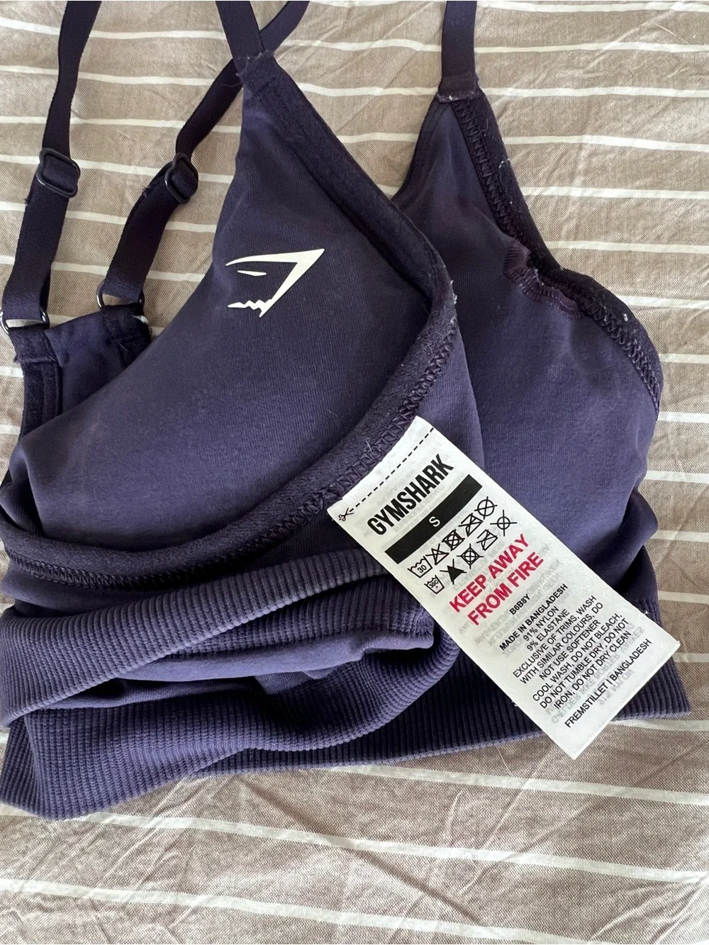 Gymshark navy purple